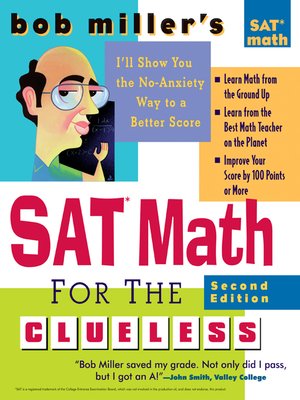 cover image of Bob Miller's SAT Math for the Clueless